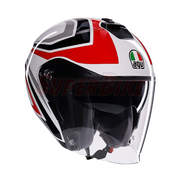 IRIDES AGV TOLOSA BLACK GREY RED COL 008 IRIDES AGV TOLOSA BLACK GREY RED COL 008
